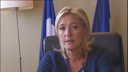 Marine Le Pen n'a pas été convaincue par le premier débat des primaires. (F2)