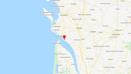 L'enfant de 11 ans a disparu après une baignade au large du secteur de&nbsp;Meschers-sur-Gironde (Charente-Maritime). (GOOGLE MAPS)