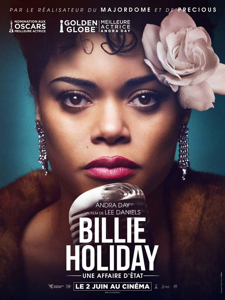 L'affiche de&nbsp;"Billie Holliday, une affaire d'Etat" de Lee Daniels (2021). (METROPOLITAN FILMEXPORT)