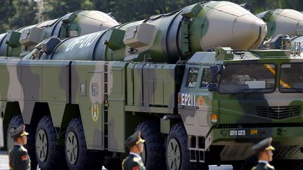 Parade militaire à Pékin, présentation de missiles balistiques chinois (reuters/Damir Sagolj)