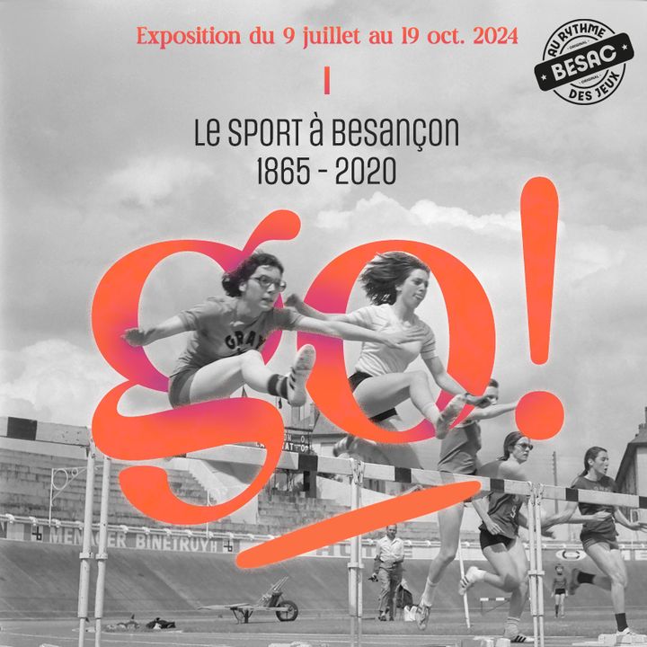 Affiche de l'exposition "Go !", à Besançon. (DR)