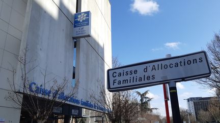 La Caisse d'allocations familiales de Bobigny (Seine-Saint-Denis), février 2021. (HAJERA MOHAMMAD / RADIO FRANCE)