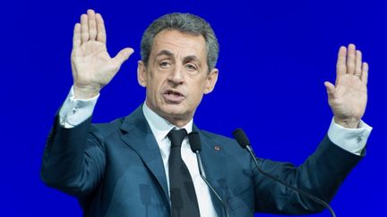 Nicolas Sarkozy, le 14 février 2016 à Paris.&nbsp; (CITIZENSIDE/SERGE TENANI / CITIZENSIDE.COM / AFP)