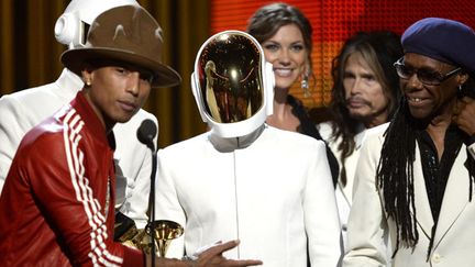 Daft Punk, Pharrell Williams et Nile Rodgers aux Grammy Awards 2014
 (Kevork Djansezian / Getty Images North America / AFP)