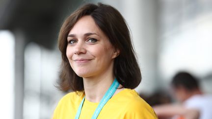 La présidente de la FFSG, Nathalie Péchalat (ARNAUD JOURNOIS / MAXPPP)