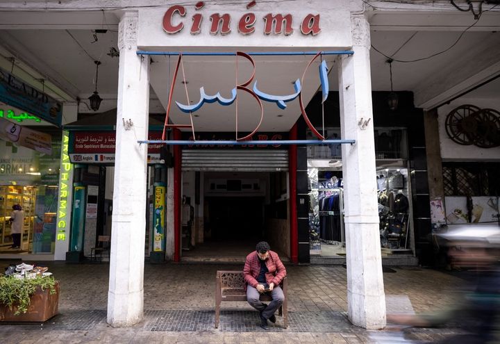 Le vieu cinéma l'ABC à Casablanca n'a pas surmonté la crise. Il a fermé ses portes en 2020. (FADEL SENNA / AFP)