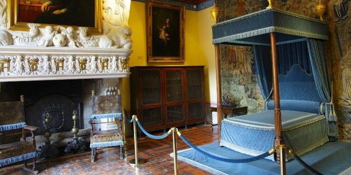 La chambre de Diane de Poitiers à Chenonceau.
 (Heaton/AFP)