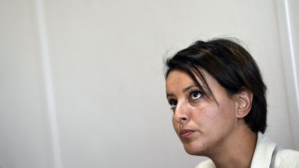 Najat Vallaud-Belkacem à Villeurbanne (Rhône), le 22 mai 2017. (PHILIPPE DESMAZES / AFP)