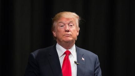 Le candidat républicain à la Maison Blanche Donald Trump à Newton (Iowa), le 19 novembre 2015.&nbsp; (SCOTT OLSON / GETTY IMAGES NORTH AMERICA / AFP)