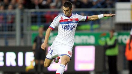 Le milieu de terrain de Lyon Maxime Gonalons