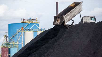 La centrale à charbon de Saint-Avold, en Moselle, le 26 septembre 2022. (THIERRY LINDAUER / MAXPPP)