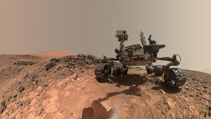 Le véhicule de la NASA, Curiosity, sur la planète Mars, le 7 juin 2018. (HANDOUT / NASA)