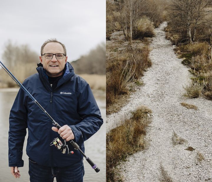 Philippe Jamme in Estagel (Pyrénées-Orientales), February 28, 2023. (PIERRE MOREL / FRANCEINFO)