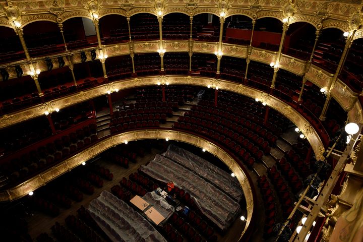 Le théâtre du Chatelet, rénové, le 5 septembre 2019 à Paris&nbsp; (LIONEL BONAVENTURE / AFP)