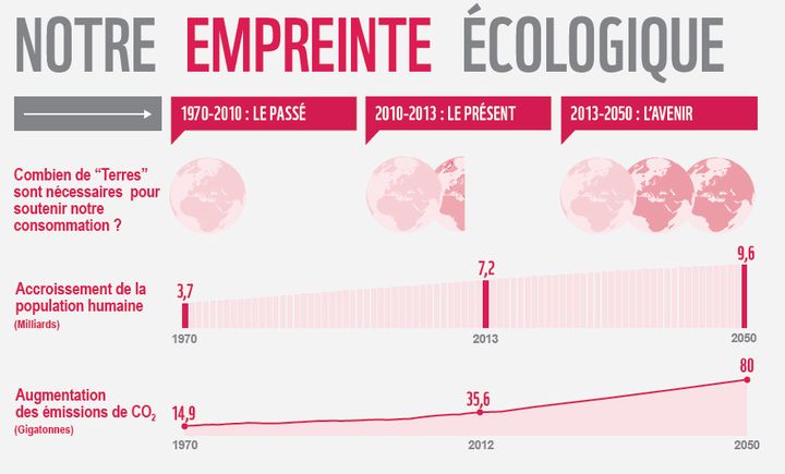 &nbsp; (Notre empreinte écologique selon WWF © WWF)