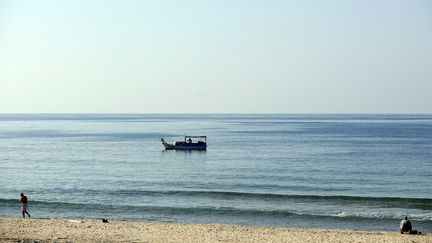 La plage de Ramlet al-Baida à Beyrouth, en 2020.&nbsp; (JOSEPH EID / AFP)