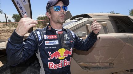 Loeb gagne sa 5e étape dans un Dakar. (ERIC VARGIOLU / E.V.A.)