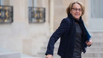 La ministre de la Fonction publique, Marylise Lebranchu, le 14 mai 2013 au palais de l'Elys&eacute;e, &agrave; Paris. (BERTRAND LANGLOIS / AFP)