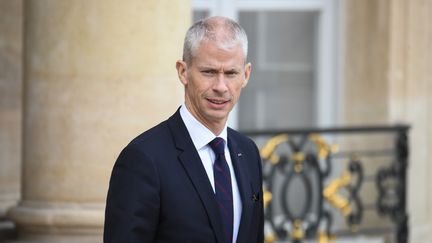 Le ministre de la Culture Franck Riester à l'Elysée, à Paris, le 7 novembre 2019.&nbsp; (ALAIN JOCARD / AFP)