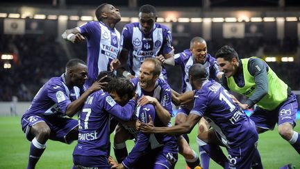 &nbsp; (Le Toulouse Football Club grand vainqueur de cette dernière soirée de championnat © MaxPPP)