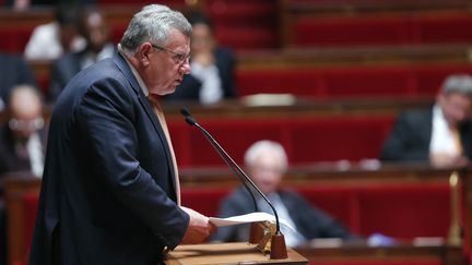 Le rapporteur g&eacute;n&eacute;ral du Budget &agrave; l'Assembl&eacute;e nationale et d&eacute;put&eacute; socialiste Christian Eckert, le 16 juillet 2012 &agrave; Paris. (PIERRE VERDY / AFP)