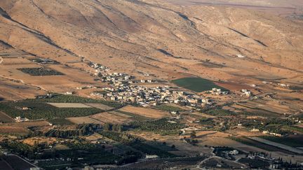 Vue aérienne de la vallée du Jourdain, le 12 septembre 2019. (JAAFAR ASHTIYEH / AFP)