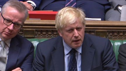 Boris Johnson au Parlement britannique,&nbsp;mardi&nbsp;3 septembre&nbsp; (- / PRU)