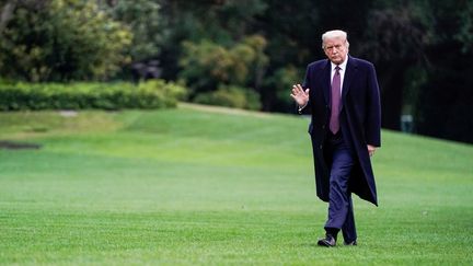 Donald Trump à Washington, le 1er octobre 2020. (JOSHUA ROBERTS / REUTERS)