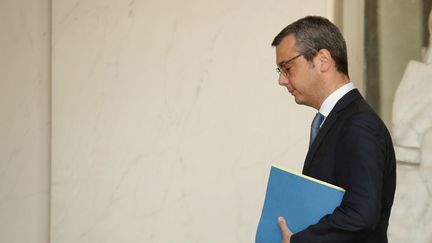 Alexis Kohler, secrétaire général de l'Elysée le 17 avril 2019.&nbsp; (YOAN VALAT / EPA)