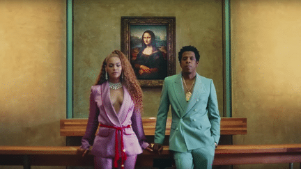 Beyoncé et Jay-Z ont publié un clip tourné dans le musée du Louvre (Paris), le 16 juin 2018. (BEYONCE / YOUTUBE)