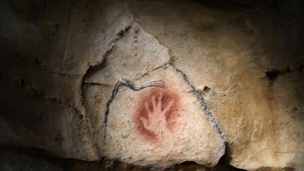 Reproduction d'une fresque de la Grotte Chauvet
 (JEFF PACHOUD / AFP)