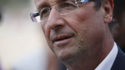 François Hollande sortira son livre "Le rêve Français", le 25 août 2011. (AFP - Thomas Samson)