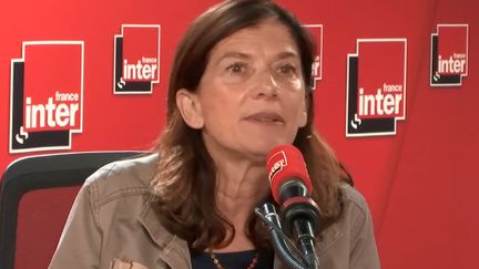 La journaliste du Monde Ariane Chemin lors de son interview sur France Inter, le 30 mai 2019. (CAPTURE D'ECRAN FRANCE INTER / RADIO FRANCE)