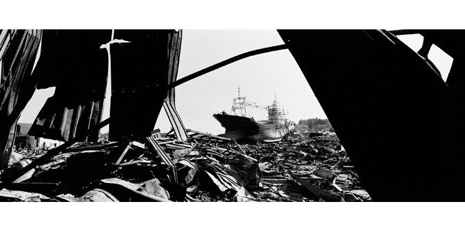 Paolo Pellegrin (Italie), la ville de Kesennuma au Japon, après le Tsunami
 (Paolo Pellegrin / Magnum / Zeit Magazin)