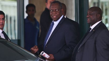 Le président de la Confédération Africaine de Football, Issa Hayatou