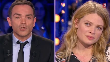 "On n'est pas couché" : Mélanie Thierry face à Yann Moix