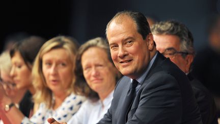 Le premier secr&eacute;taire du PS, Jean-Christophe Cambad&eacute;lis, au congr&egrave;s du parti, &agrave; Poitiers (Vienne), le 5 juin 2015. (GUILLAUME SOUVANT / AFP)