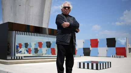 Daniel Buren à la Cité Radieuse / Exposition "Défini, Fini, Infini" 
 (PHOTOPQR/LA PROVENCE/SOLLIER Cyril)