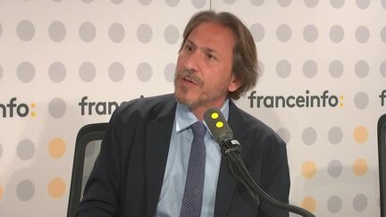 Jérôme Guedj, député PS sortant de l’Essonne et candidat à sa réélection sans l’étiquette Nouveau Front Populaire, le 24 juin 2024, sur franceinfo. (FRANCEINFO  - RADIO FRANCE)