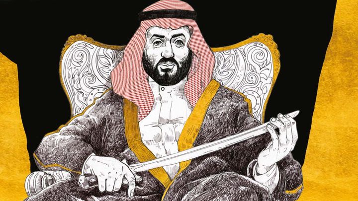 Couverture "MBS : L'enfant terrible d'Arabie Saoudite". (Les Escales)