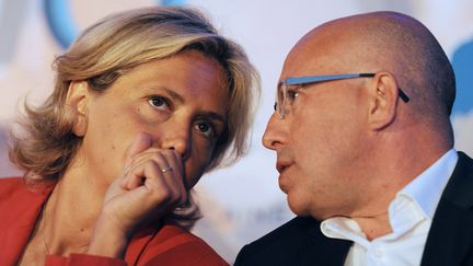 Valérie Pécresse et Eric Ciotti le 27 mai 2014 à Rouez en Champagne. Photo d'illustration. (JEAN-FRANCOIS MONIER / AFP)