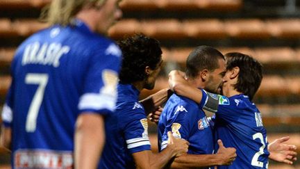 Le SC Bastia bat Ajaccio en Coupe de la Ligue (BORIS HORVAT / AFP)