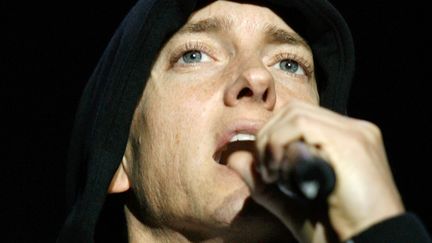 Eminem sur scène en Louisiane 2009.
 (Sean Gardner / AFP)