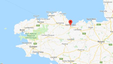 Un homme de 26 ans, soupçonné d'avoir violé un garçon de 12 ans samedi&nbsp;25 août&nbsp;à Saint-Brieuc, dans les Côtes-d'Armor, a été présenté au parquet. (GOOGLE MAPS)