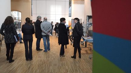 Salon pour l'emploi &agrave; Rouen (Seine-Maritime), en janvier 2014. (  MAXPPP)