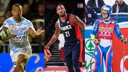 Kurtley Beale, Andrew Albicy et Alexis Pinturualt seront sur le pont ce weekend. (NICOLAS TUCAT / AFP / ANN-DEE LAMOUR / CDP MEDIA / DPPI via AFP / JOHANN GRODER / APA via AFP)