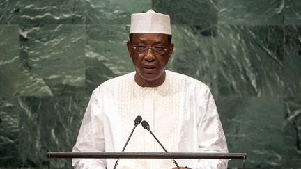 Le chef de l'Etat tchadien Idriss Déby Itno à la tribune de l'Assemblée générale de l'ONU à New York, le 20 septembre 2016. (Photo/ONU)