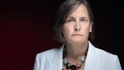 The president of the High Council for the Climate, Corinne Le Quéré in Paris, June 28, 2023. (JOEL SAGET / AFP)