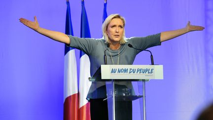 Marine Le Pen, le 18 septembre 2016. (FRANCK PENNANT / AFP)