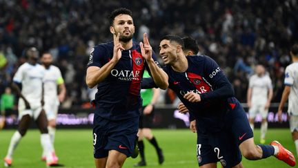 Le Parisien Gonçalo Ramos, buteur face à l'OM, dimanche 31 mars 2024 au Vélodrome. (CHRISTOPHE SIMON / AFP)